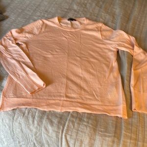 J Crew peach lightweight sweater